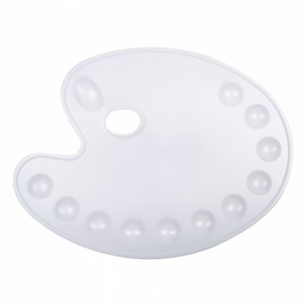 Палитра овальная, 11 углублений, пластик, Pinax/PT-2837