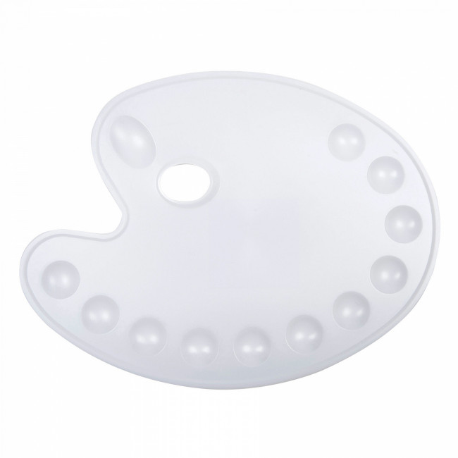 Палитра овальная, 11 углублений, пластик, Pinax/PT-2837