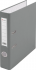 Папка-регистратор  PP 50мм серый, металл.окантовка, карман, собранный.Lamark (42)