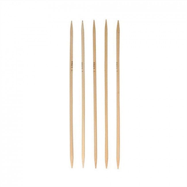 Спицы GAMMA BC2 бамбук  d4.0мм  20 см (5 шт в комплекте) (10)