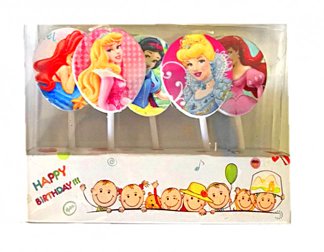 СВЕЧА  цифра  "Принцессы" (12)