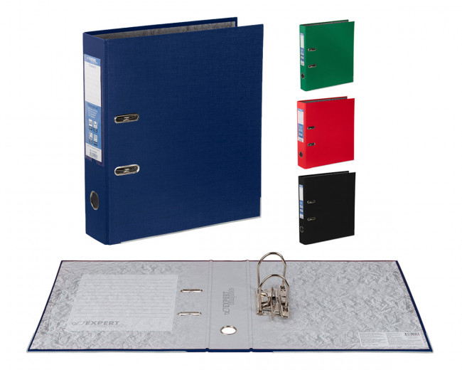 Регистратор А4 50мм арочный механизм, PVC, синий, Premier Expert Complete/EC1012125 (50)