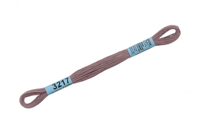 Нитки для вышивания "Gamma"    мулине  ( 3173-6115 )  100% хлопок     8 м №3217 какао