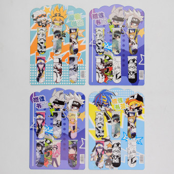 Закладка д/книг магнитная "Анимэ", 6шт, MAYLOTT/7129 (12)