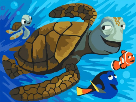 Набор для творчества "Рисование по номерам". "В поисках Немо" 30 x 40