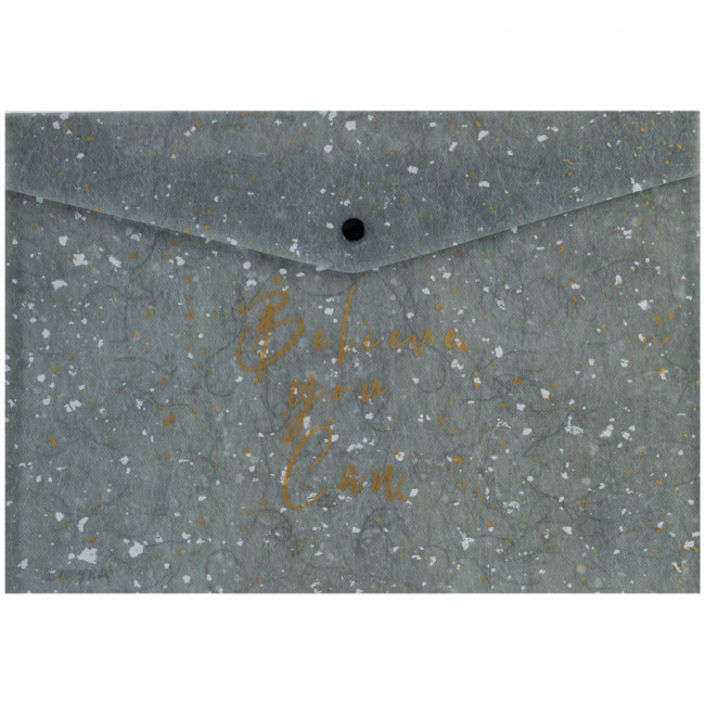 Папка на кнопке, А5+, Shade Green, AXENT