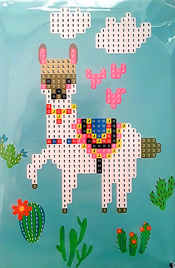 Алмазная мозаика: для детей; лама, размер 10*15 см. МС-5413- JE 20917