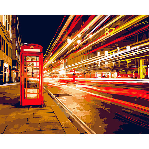 Набор для творчества "Рисование по номерам". D003 Ночной Лондон