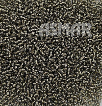 Бисер "ASMAR" размер №12, вес: 450 г, графит, внутреннее серебрение