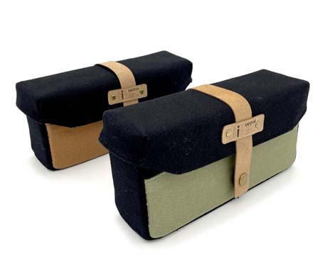 Пенал   CM-29 "Короб" прямоугольный, текстиль, на кнопке, цвета ассорти, в упаковке ПВХ PC027 (1/12/96)