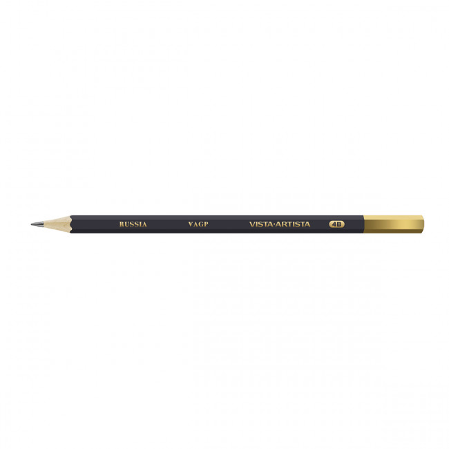 Чернографитный карандаш 4М (4B), VISTA-ARTISTA/VAGP 4М (12)