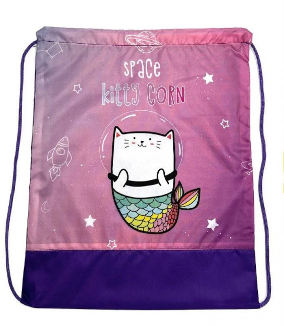 Сумка для сменной обуви "Kitty corn" , светоотражающяя полоса, Пчёлка/СДС-3 KITTY CORN