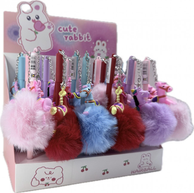 Шариковая ручка с брелком "Лошадка-пушистик", MAG-2209932 (24)