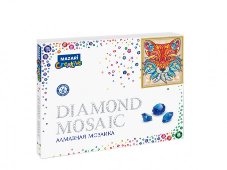 Алмазная мозаика 40х50см СКАЗОЧНЫЙ ЛИС , 1 дизайн, частичная выкладка, стразы разного размера, картонная упаковка Алмазная мозаика 40х50см СКАЗОЧНЫЙ ЛИС , 1 дизайн, частичная выкладка, стразы разного размера, картонная упаковка