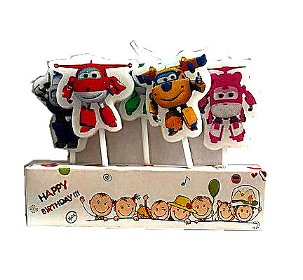 СВЕЧА  цифра  "Робокар" (12)