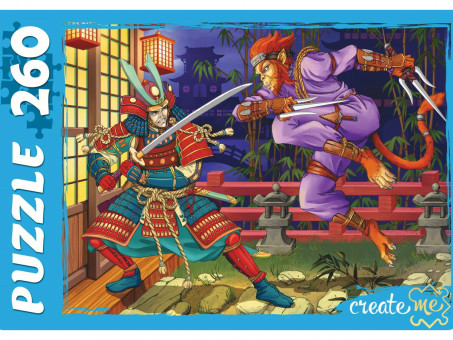Пазлы на 260 элементов "Приключение самураев", Рыжий Кот/ПУ-2904