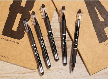 Ручка гелевая 0,5мм черн., со стираемыми чернилами Aodemei GP-34300 (12)