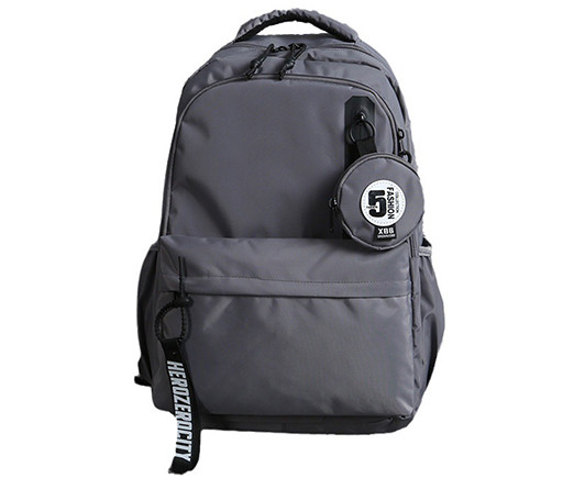 Рюкзак  S275/Серый 50*30*18см, полиэстер, 2 отделения, 4 наружных кармана, 1 внутренний, с монетницей, в зип-пакете (1/50)