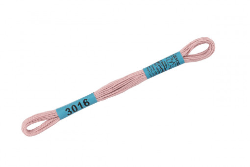 Нитки для вышивания "Gamma"    мулине  ( 0820-3070 )  100% хлопок     8 м №3016 розово-сиреневый