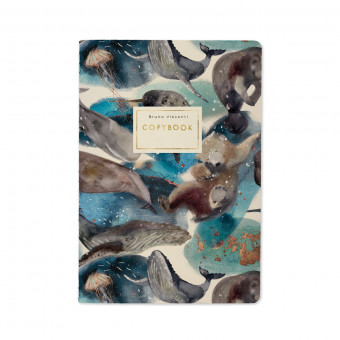 Тетрадь 40 клетка "Обитатели моря" сшивка, BV/7-40-001/136 (24)