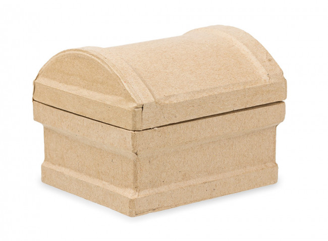 Заготовка 10 х 9 х 8см "Сундучок" из папье-маше, для декорирования, Love2art/PAM-135 Заготовка 10 х 9 х 8см "Сундучок" из папье-маше, для декорирования, Love2art/PAM-135