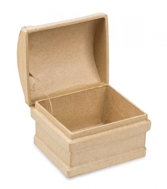 Заготовка 10 х 9 х 8см "Сундучок" из папье-маше, для декорирования, Love2art/PAM-135 Заготовка 10 х 9 х 8см "Сундучок" из папье-маше, для декорирования, Love2art/PAM-135