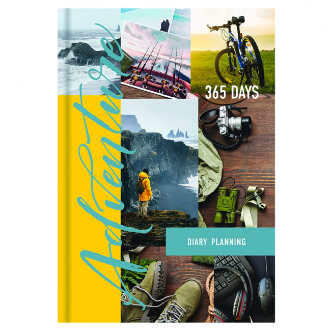 Ежедневник недатированный А5, 176л., 7БЦ BG "Adventure", глянцевая ламинация, BG