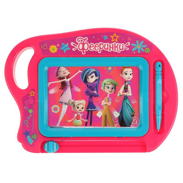 Доска для рисования «Фееринки» 30*27см, ч/б поле. Умка