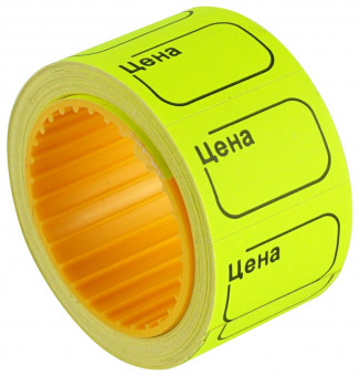 Ценник самоклеющийся 30*20мм, 150 шт., жёлтый WENZER OFFICE (7/70) Ценник самоклеющийся 30*20мм, 150 шт., жёлтый WENZER OFFICE (7/70)