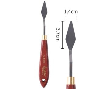Мастихин DD-125 Лопатка 18,5см, размер лопатки 37х14мм, в ПВХ-пакете G-K003(1/24/480) Мастихин DD-125 Лопатка 18,5см, размер лопатки 37х14мм, в ПВХ-пакете G-K003(1/24/480)