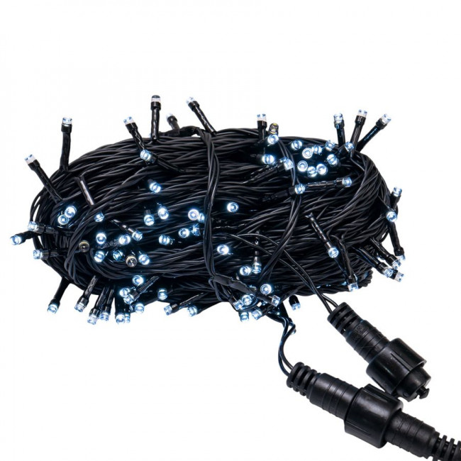 Электрическая гирлянда 200 лампочек, 20м, светодиодная, холодный белый свет с мерцанием, Микрос/ч56429 Электрическая гирлянда 200 лампочек, 20м, светодиодная, холодный белый свет с мерцанием, Микрос/ч56429