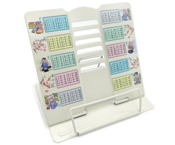 Подставка для книг CZ-9670 "Аниме девушка" металлическая 19х20см, светло-бежевая, с таблицей умножения, в ПВХ-пакете (1/12/48) Подставка для книг CZ-9670 "Аниме девушка" металлическая 19х20см, светло-бежевая, с таблицей умножения, в ПВХ-пакете (1/12/48)