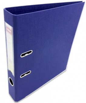 Регистратор 5,0 см.PVC 2 стор. INTELLIGENT  DE-113 Синий (2/25/50)