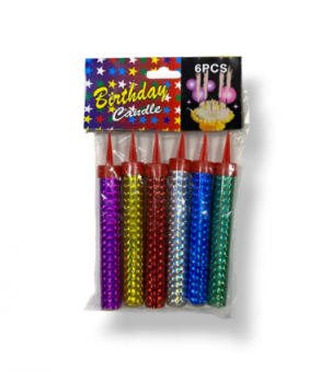 Набор свечей "Фонтан" 10см, 6шт  Магистр/MAG-F10