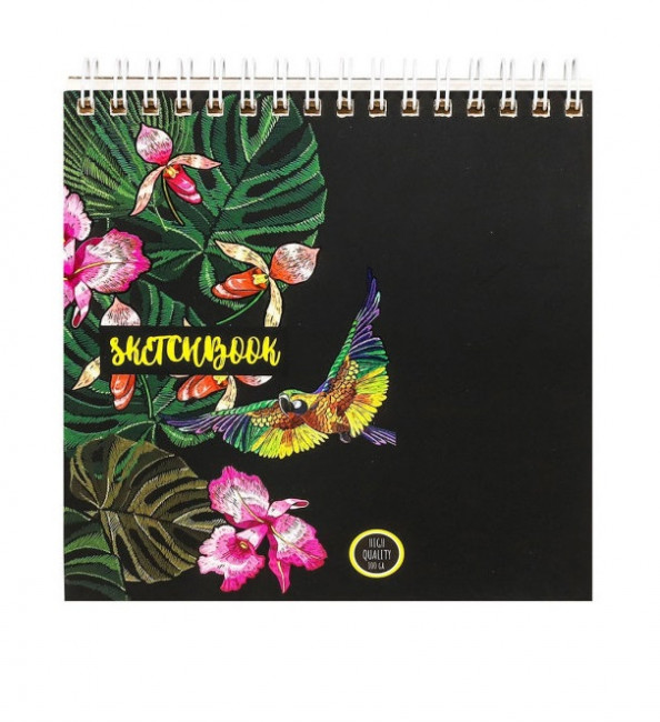 Скетчбук А6 "Цветы" (жест подложка, мягкая обл, 40 л, 100г) 40-1702