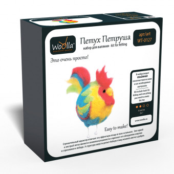 Набор для валяния "Петух Петруша", Woolla/WT-0127