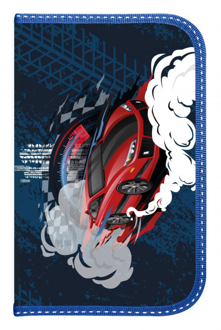 Пенал 1 секц. бол. Schoolformat RED RIDE 190х90х25 картон, полиэстер молния синий Пенал 1 секц. бол. Schoolformat RED RIDE 190х90х25 картон, полиэстер молния синий