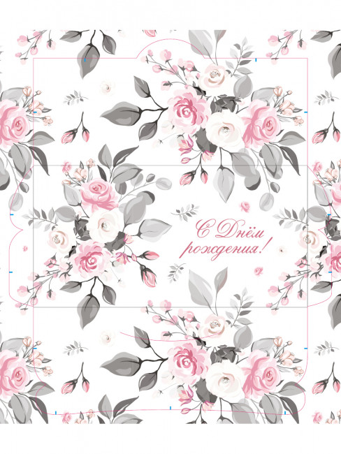 Dream Cards Конверт для денег Soft Touch  С Днём рождения! (розы)  КСТ-0505 (10) Dream Cards Конверт для денег Soft Touch  С Днём рождения! (розы)  КСТ-0505 (10)