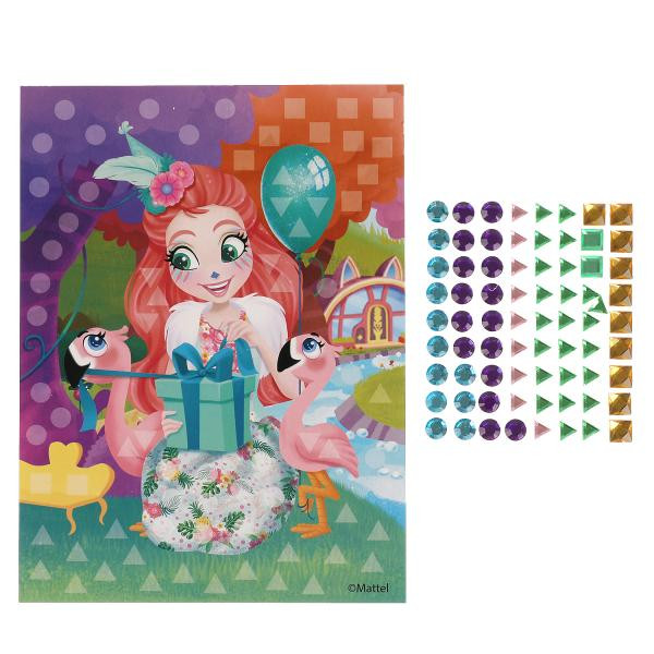 Набор для творчества - аппликация крупными стразами «Enchantimals». Размер: 17х23см, Умка Набор для творчества - аппликация крупными стразами «Enchantimals». Размер: 17х23см, Умка