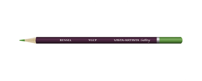 Карандаш цветной художественный заточенный 636 зеленая тень, Gallery VISTA-ARTISTA/VGCP 636 (6)