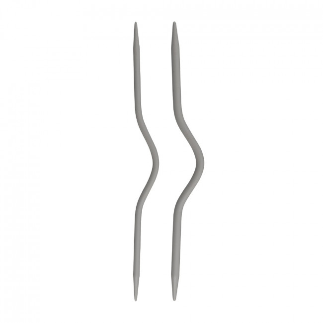 Спицы 11 - 12см для кос и жгутов  изогнутые, 2шт, Gamma/CN2 (d 2.5 + 4.0мм)