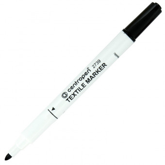 Фломастер по текстилю, черный (9212) ,CENTROPEN
