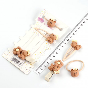 Набор заколок и резинок для волос 16-127