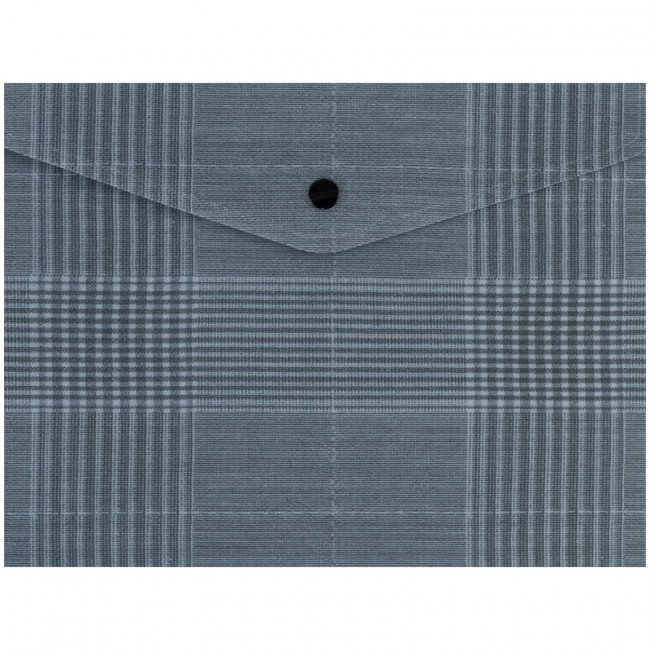Папка на кнопке, А5+, Tartan Gray, AXENT