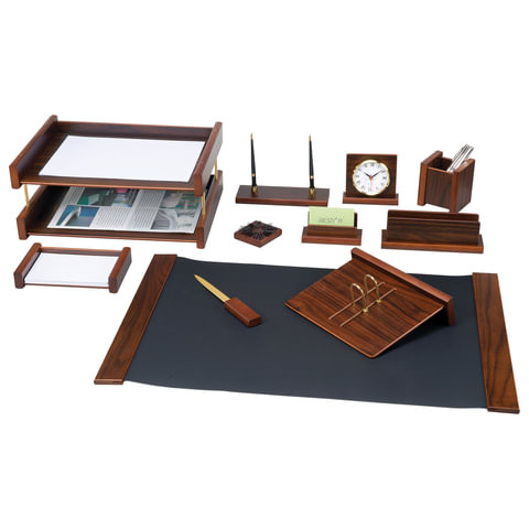 Набор подарочный настольный BESTAR "Platon" из дерева, 11 предметов, цвет "орех" Набор подарочный настольный BESTAR "Platon" из дерева, 11 предметов, цвет "орех"