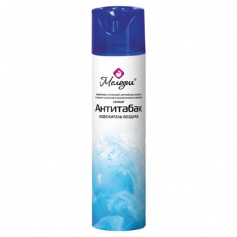 Освежитель воздуха аэрозольный 300 мл МЕЛОДИЯ "АНТИТАБАК"