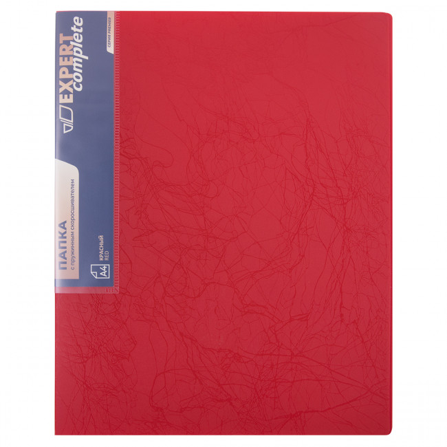 Папка А4 700мкр 20мм с пружинным скоросшивателем, волокно, красный new, Premier Expert Complete/EC210530047 (6)