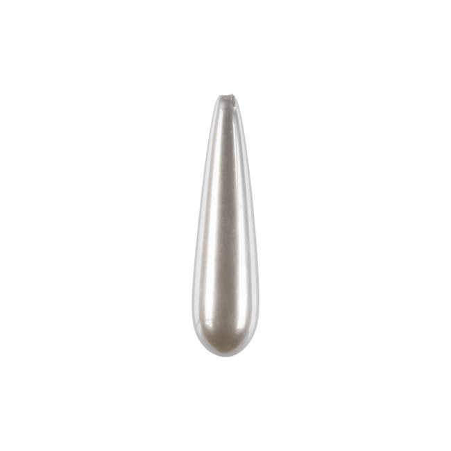 Бусина 8 х 30мм пластик, №01 белый, 5шт, Zlatka/JJBH-05