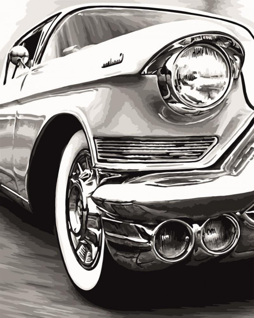 Набор для творчества "Рисование по номерам". E015 Сияющий хром 40*50