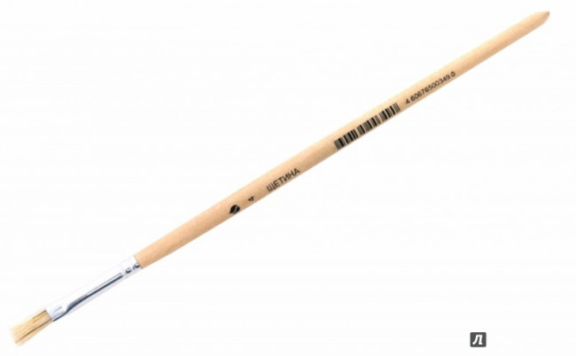 КИСТЬ ЩЕТИНА №4 "ASMAR"